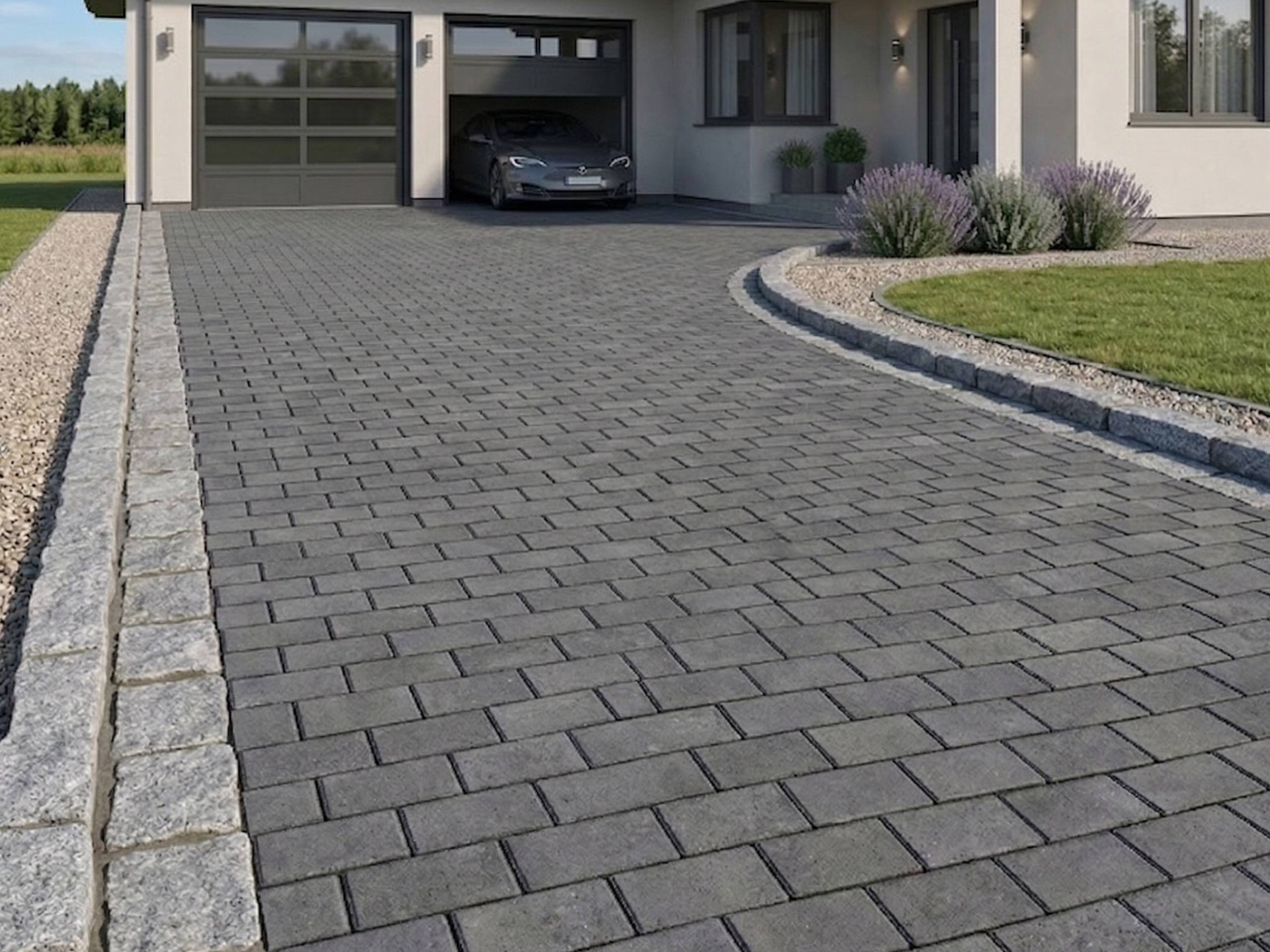 Marksten Skarp 210x105x50 mm Grafit